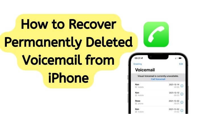 iphone 14 voicemail recovery
