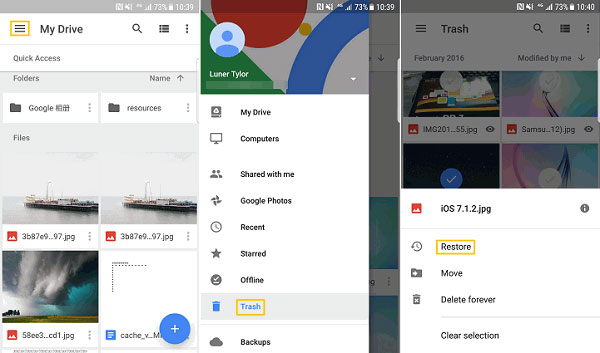Pixel 7 verilerini Google Drive ile geri yükleme