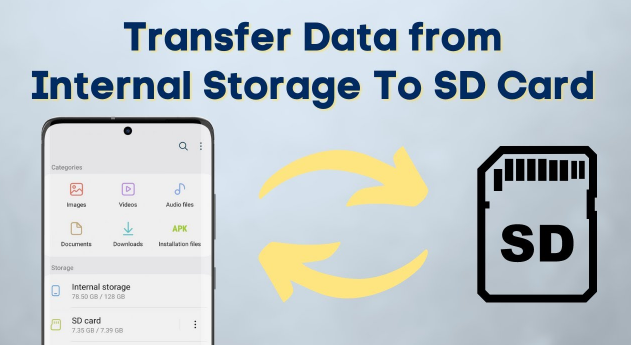 Flytta data från Samsung till Vivo med SD-kort
