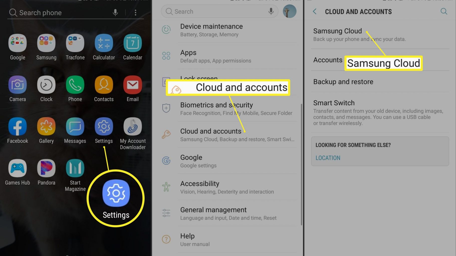 Відновіть видалені текстові повідомлення Samsung за допомогою Samsung Cloud